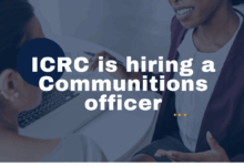ICRC is hiring a Communications Officer