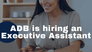 Asian Delevopment Bank(ADB) is hiring an Executive Assistant(x1). APPLY NOW