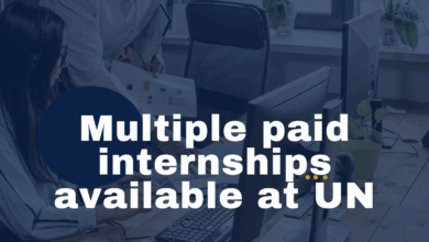 UN is currently seeking for multiple internships(x2). APPLY NOW