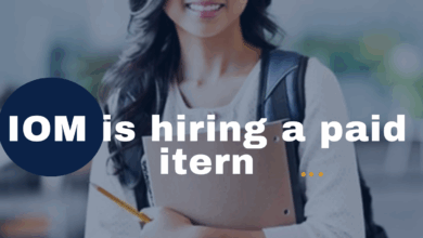 IOM is hiring a paid intern (x1). APPLY NOW
